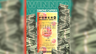 Simone Capers winning ticket