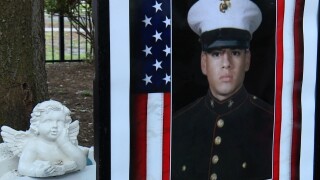 Lance Corporal Andrew Julian Aviles lost his life during Operation Iraqi Freedom. 20 years later, with his mother and former teacher at the school in attendance, students and staff re-dedicated a Warrior Garden to honor him and other military families at the school.