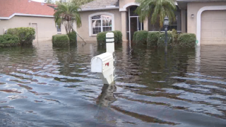 flooding after Debby