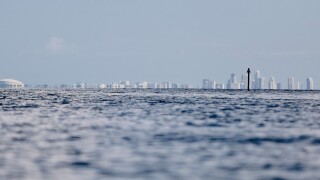 A view of St. Petersburg, Florida from Bishop Harbor.