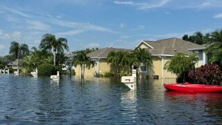 Flooding after Debby